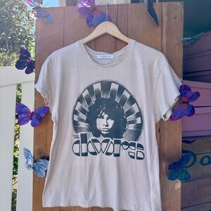 Daydreamer the Doors band Cream Graphic Tee